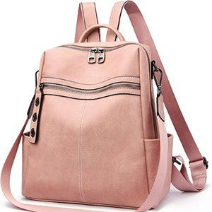 Backpack Purse for Women Fashion Genuine Leather